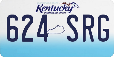 KY license plate 624SRG