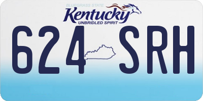 KY license plate 624SRH