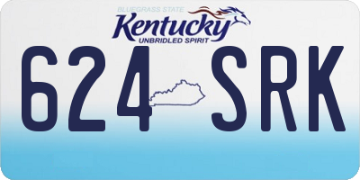 KY license plate 624SRK
