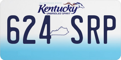 KY license plate 624SRP