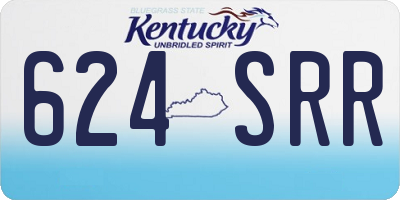 KY license plate 624SRR