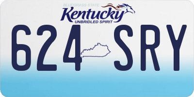 KY license plate 624SRY