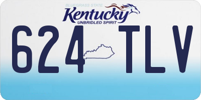 KY license plate 624TLV