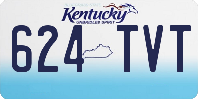 KY license plate 624TVT