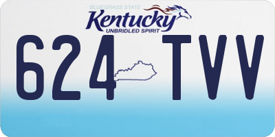KY license plate 624TVV