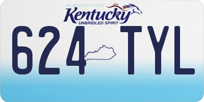 KY license plate 624TYL