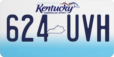 KY license plate 624UVH