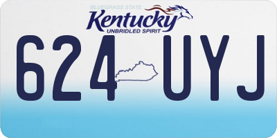 KY license plate 624UYJ