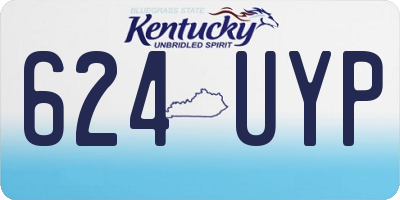 KY license plate 624UYP