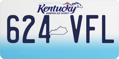 KY license plate 624VFL