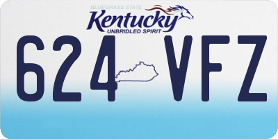 KY license plate 624VFZ