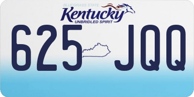 KY license plate 625JQQ