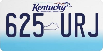 KY license plate 625URJ