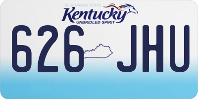 KY license plate 626JHU