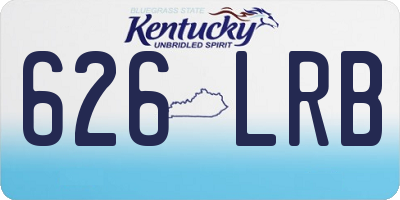 KY license plate 626LRB