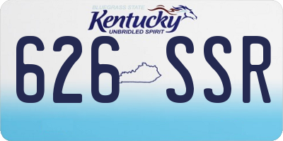 KY license plate 626SSR