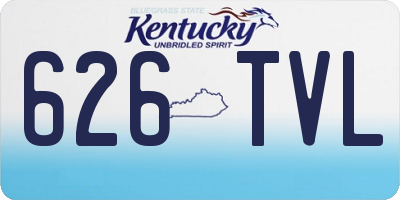 KY license plate 626TVL