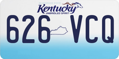 KY license plate 626VCQ