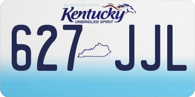 KY license plate 627JJL