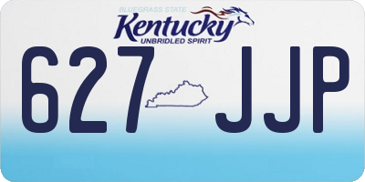 KY license plate 627JJP