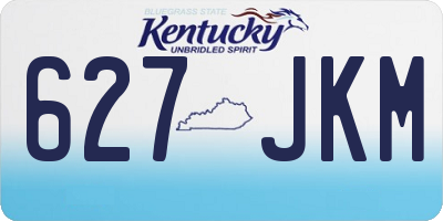 KY license plate 627JKM