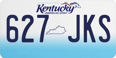 KY license plate 627JKS