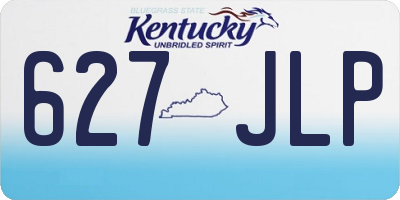 KY license plate 627JLP