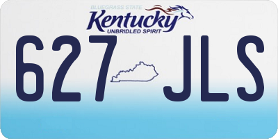 KY license plate 627JLS