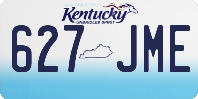 KY license plate 627JME
