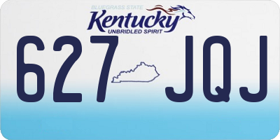 KY license plate 627JQJ