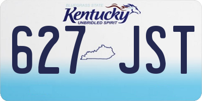 KY license plate 627JST