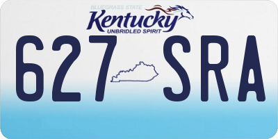 KY license plate 627SRA
