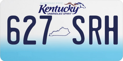 KY license plate 627SRH