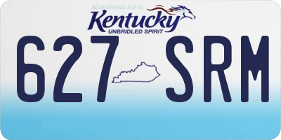 KY license plate 627SRM