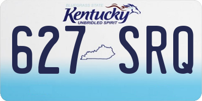 KY license plate 627SRQ