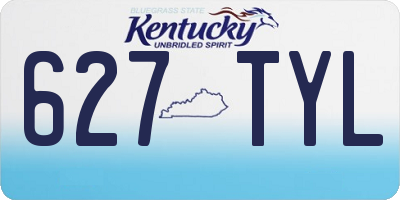KY license plate 627TYL