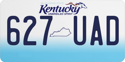 KY license plate 627UAD