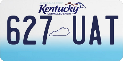 KY license plate 627UAT