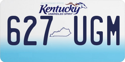 KY license plate 627UGM