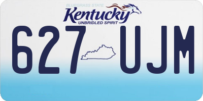 KY license plate 627UJM