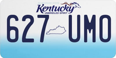 KY license plate 627UMO