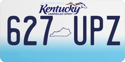 KY license plate 627UPZ