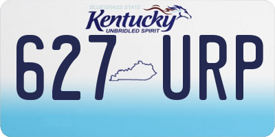 KY license plate 627URP