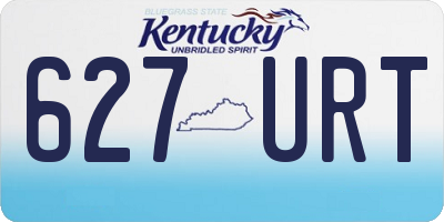 KY license plate 627URT