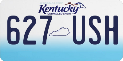KY license plate 627USH