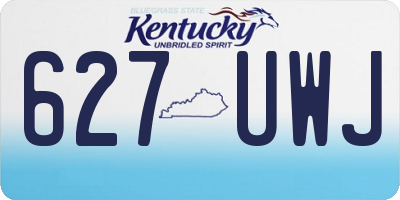 KY license plate 627UWJ