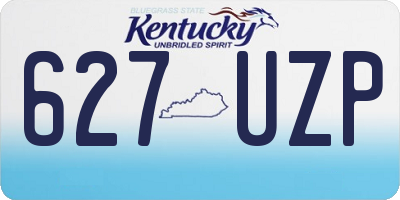 KY license plate 627UZP