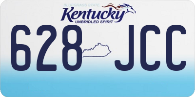 KY license plate 628JCC