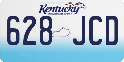 KY license plate 628JCD