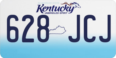 KY license plate 628JCJ